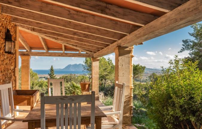 For Sale in Puerto Pollenca Charming Stone House with Panoramic Views